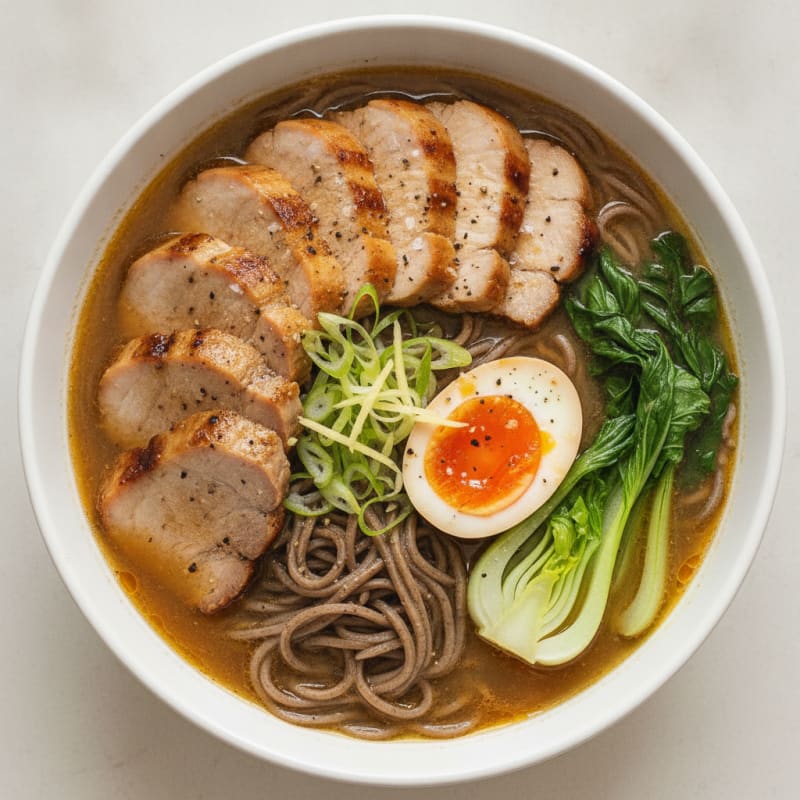 Savory Pork Ramen Bowl