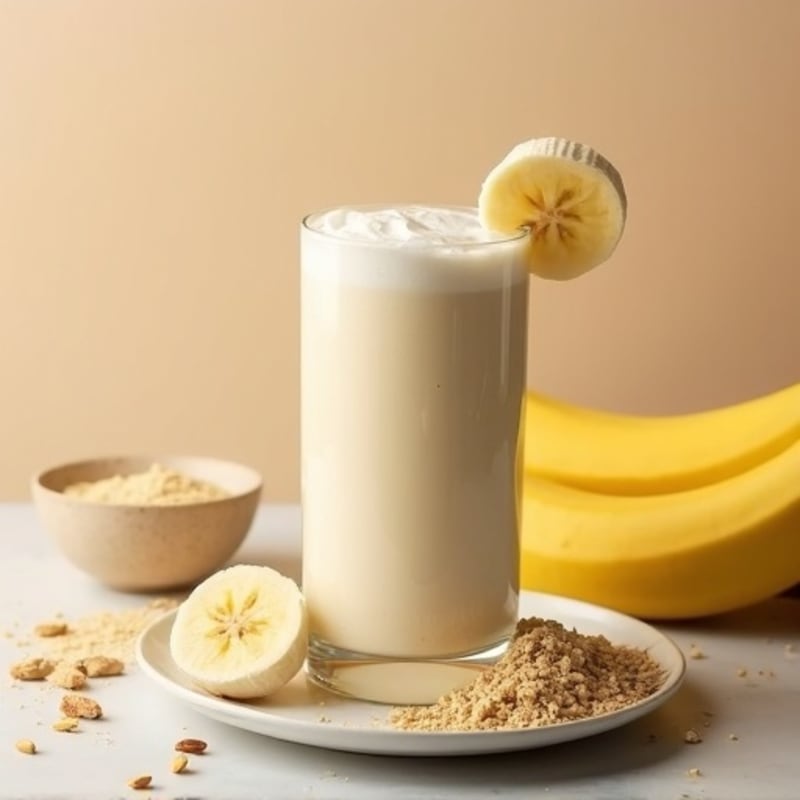 Creamy Banana Protein Smoothie