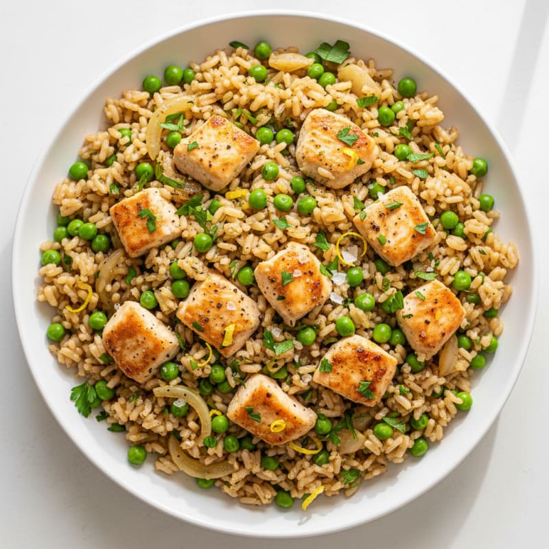 Zesty Lemon Herb Rice Pilaf