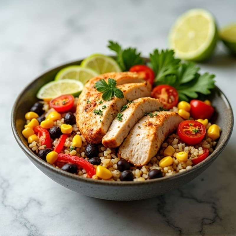 Cilantro-Lime Chicken Burrito Bowl