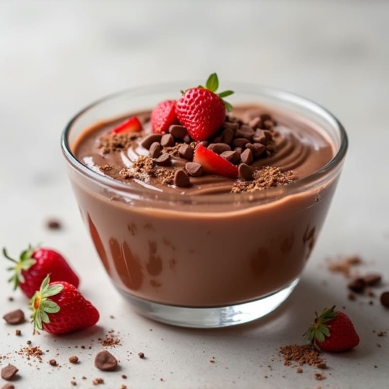 Silky Chocolate Protein Pudding
