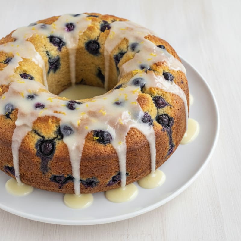 Lemon Blueberry Yogurt Cake