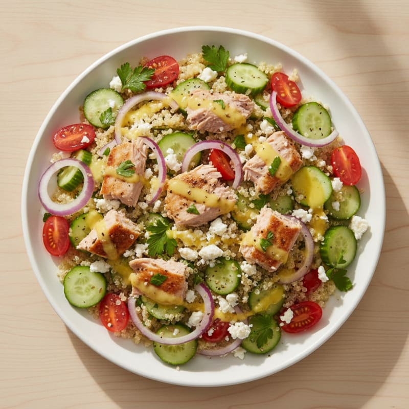 Lemon-Herb Tuna and Quinoa Salad