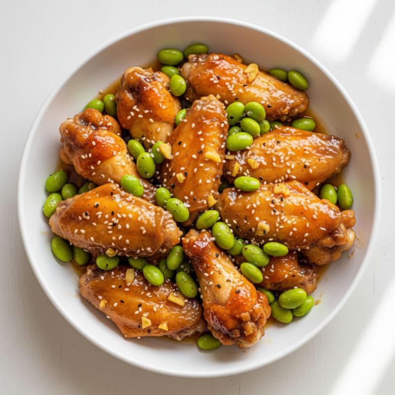 Honey-Garlic Glazed Chicken Wings