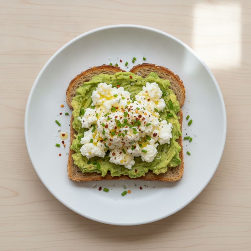Avocado Egg White Toast