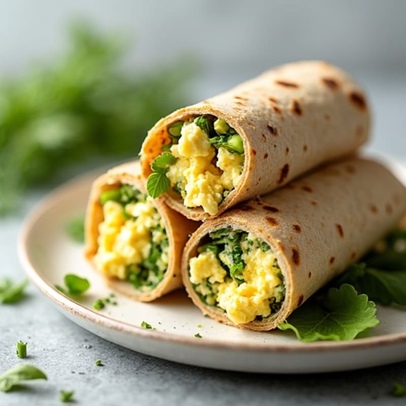 Creamy Herb Egg Salad Wraps