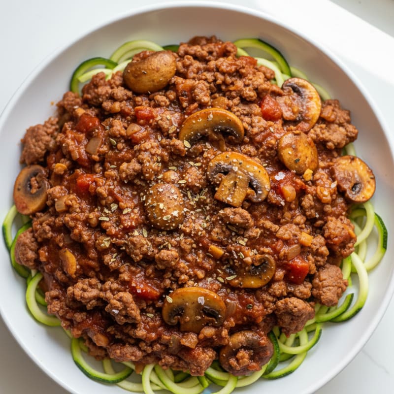 Savory Beef and Mushroom Bolognese