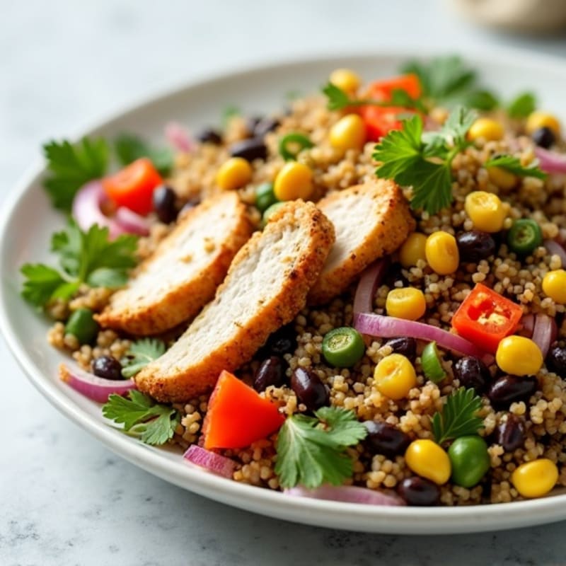Zesty Quinoa and Black Bean Salad