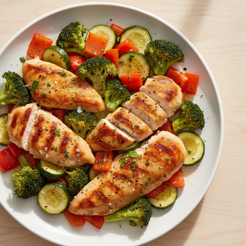 Sheet Pan Lemon Herb Chicken and Veggies
