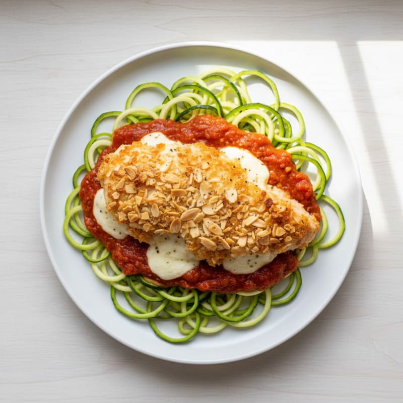 Crispy Baked Chicken Parmesan with Zesty Marinara