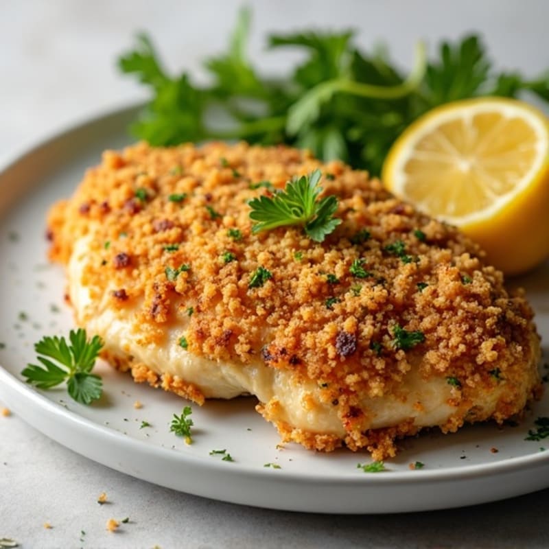 Crispy Herb-Crusted Baked Chicken
