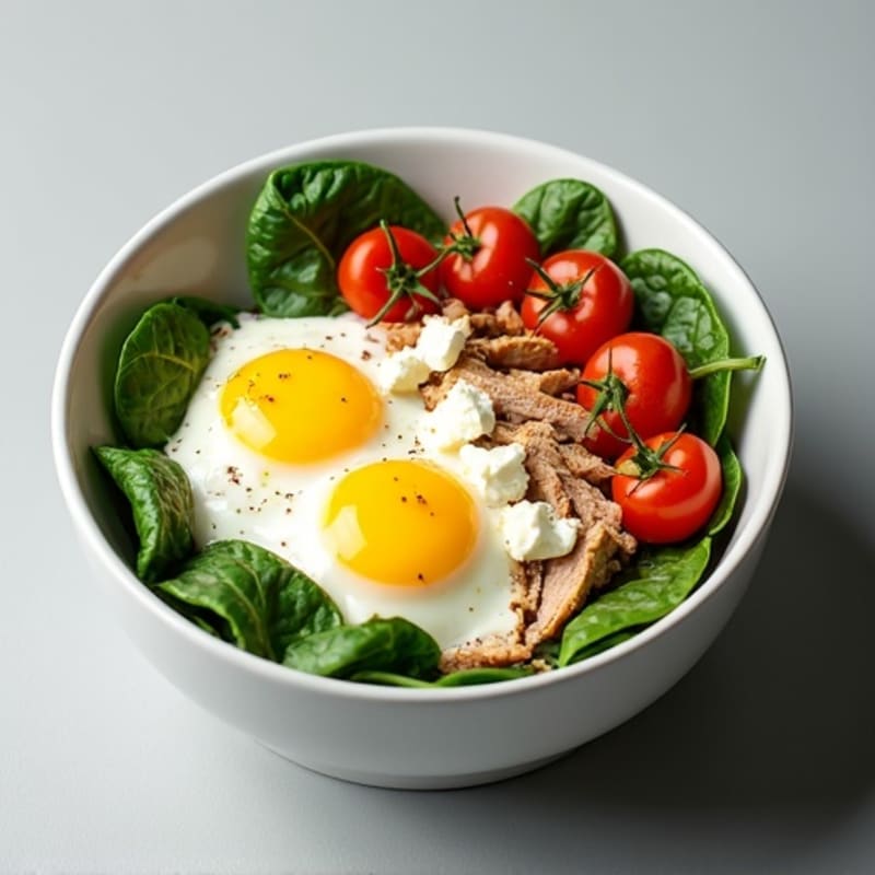 Protein-Packed Spinach and Egg White Breakfast Bowl