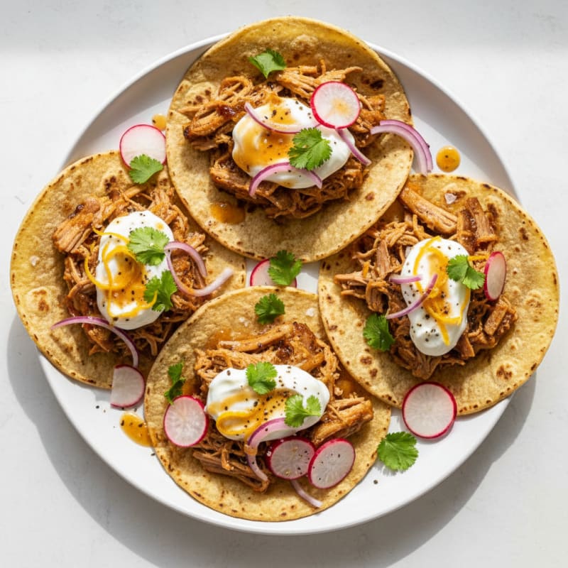 Slow-Cooked Pork Carnitas Tacos