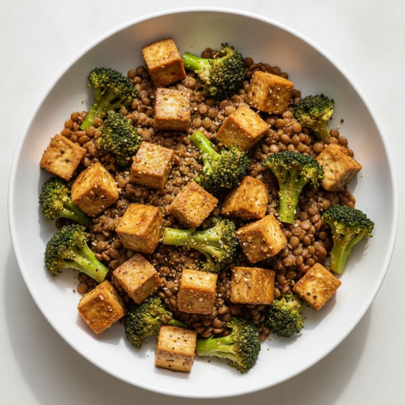 Lentil and Vegetable Protein Bowl