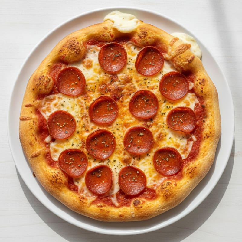 Stuffed Crust Pepperoni Pizza