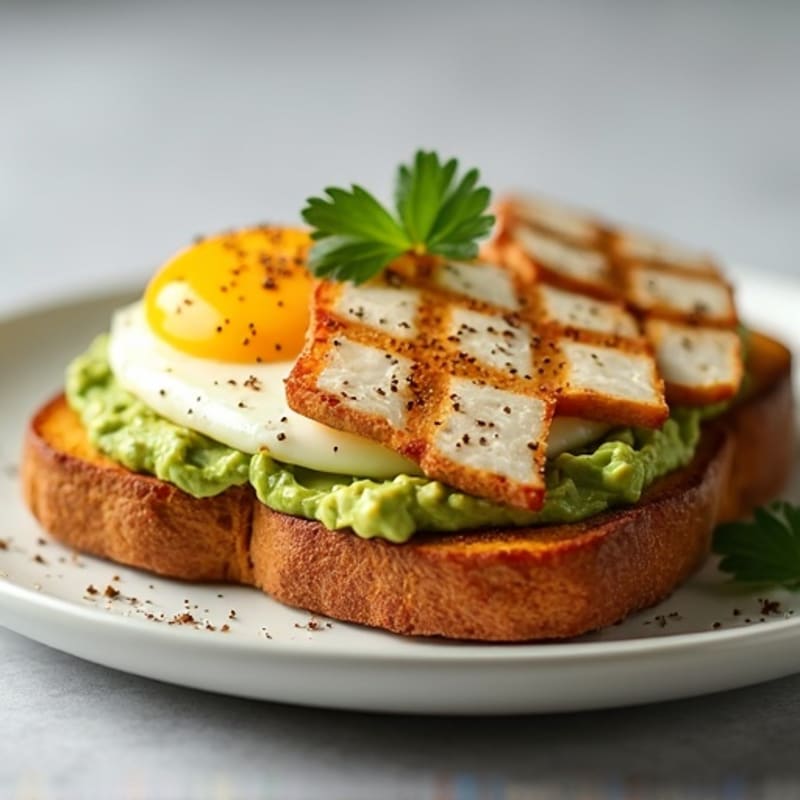 Egg White and Avocado Sweet Potato Toast
