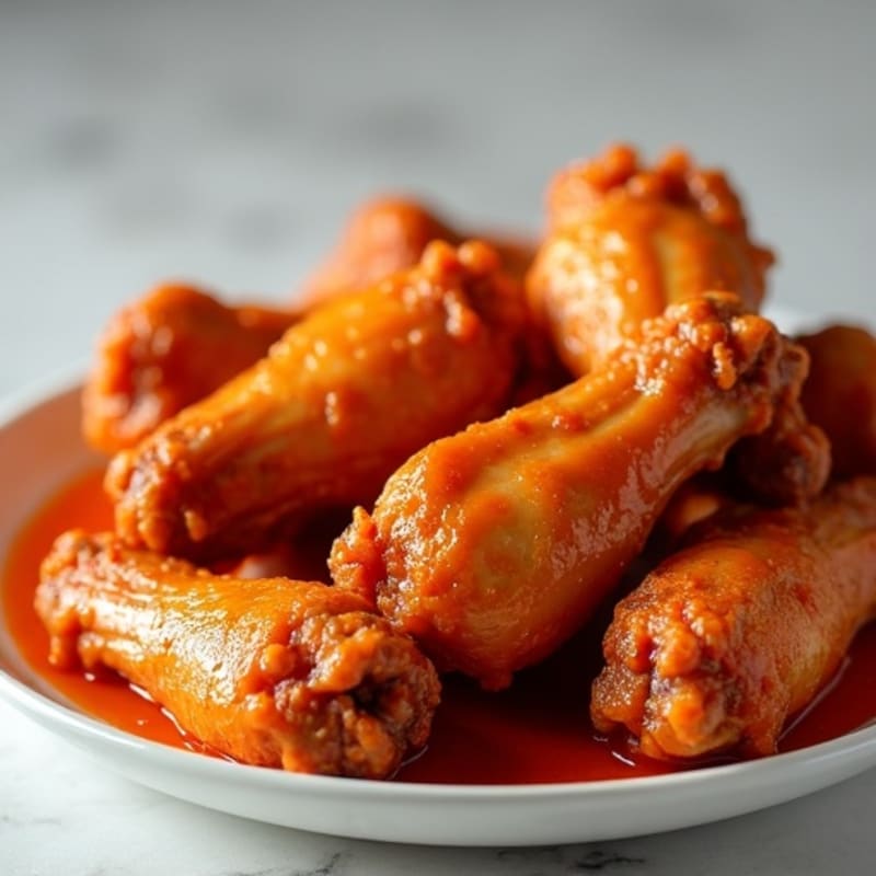 Crispy Baked Buffalo Chicken Wings
