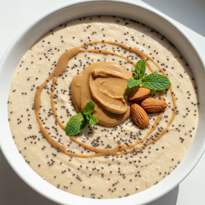 Creamy Vegan Protein Pudding with Chia Seeds