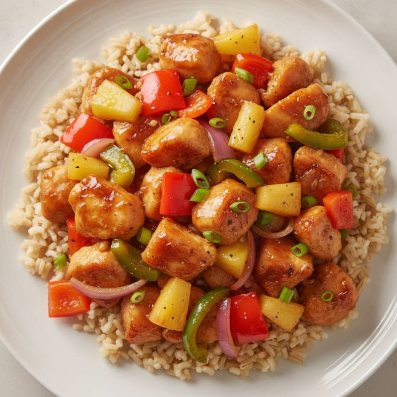 Sweet and Sour Chicken Stir-Fry