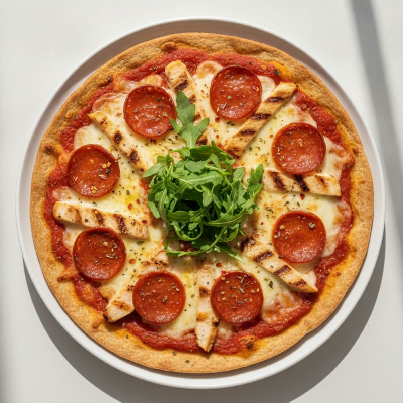 Classic Pepperoni Pizza with Mozzarella