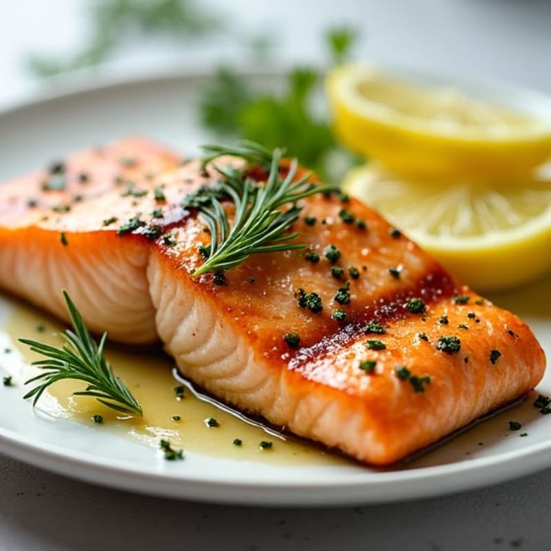 Lemon Herb Grilled Salmon
