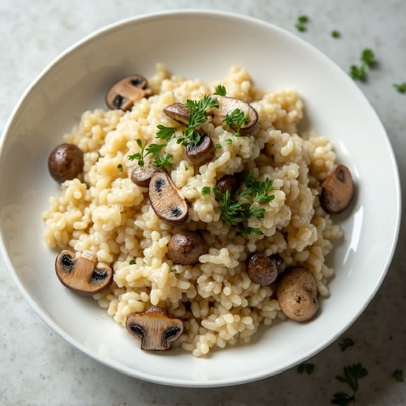 Creamy Herb Mushroom Risotto