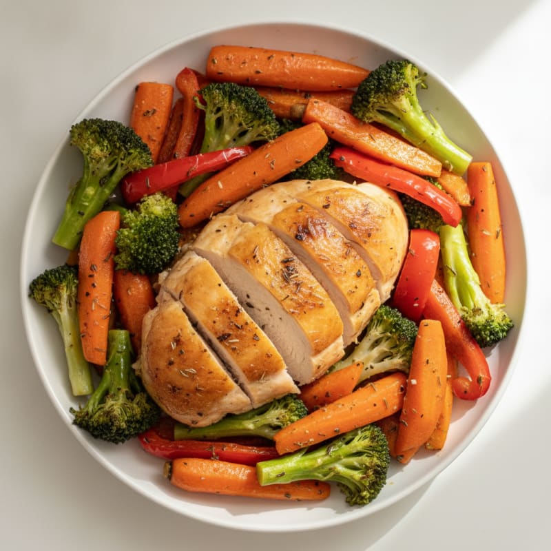 Garlic Herb Roasted Chicken and Vegetables