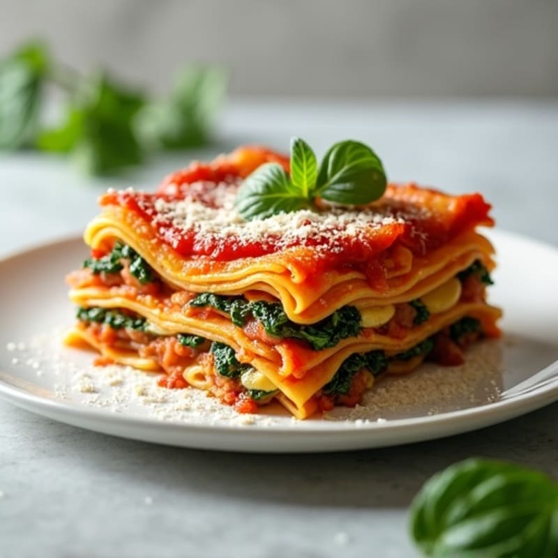 Healthy Layered Veggie Lasagna