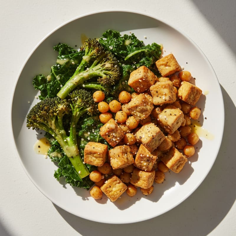 Roasted Vegetable and Chickpea Power Bowl