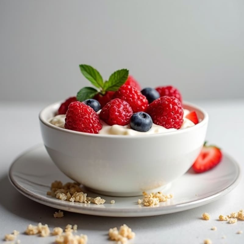 Creamy Cottage Cheese Protein Fruit Bowl