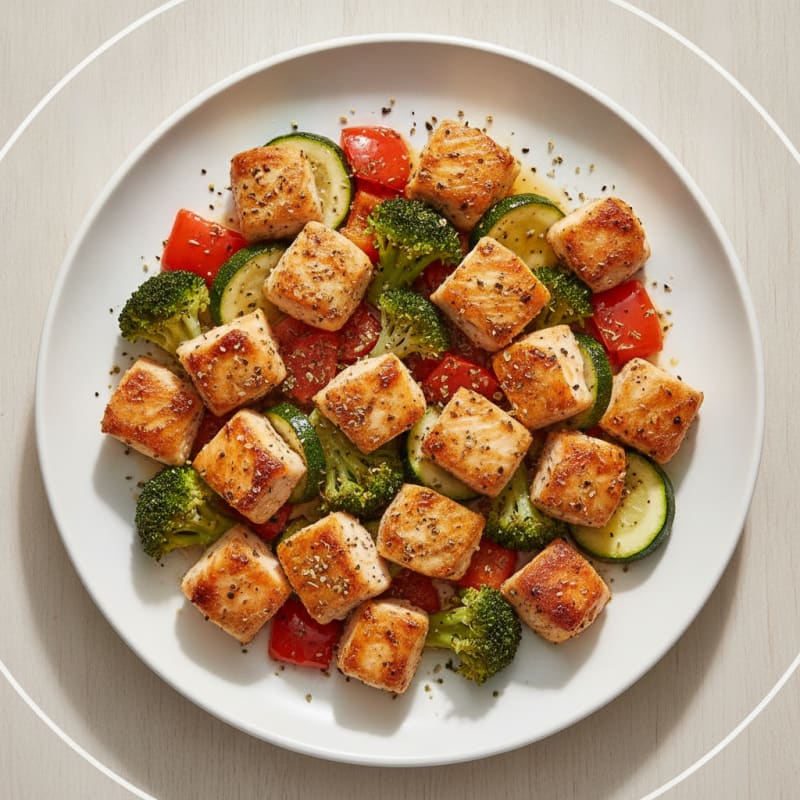 Herb-Roasted Chicken Breast with Vegetables