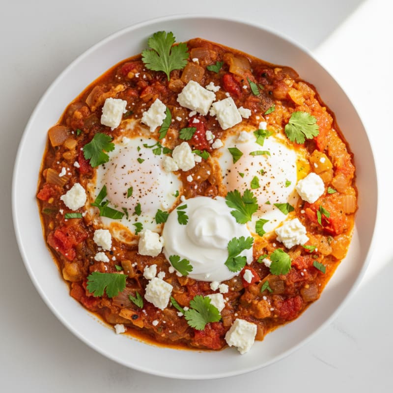 Shakshuka with Feta and Herbs
