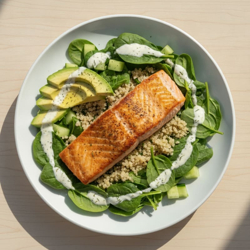 Pan-Seared Salmon Power Bowl