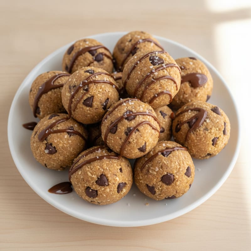 No-Bake Chocolate Chip Protein Bites