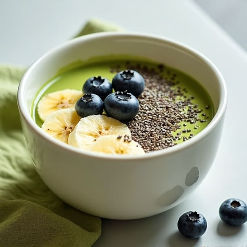 Creamy Matcha Protein Smoothie Bowl
