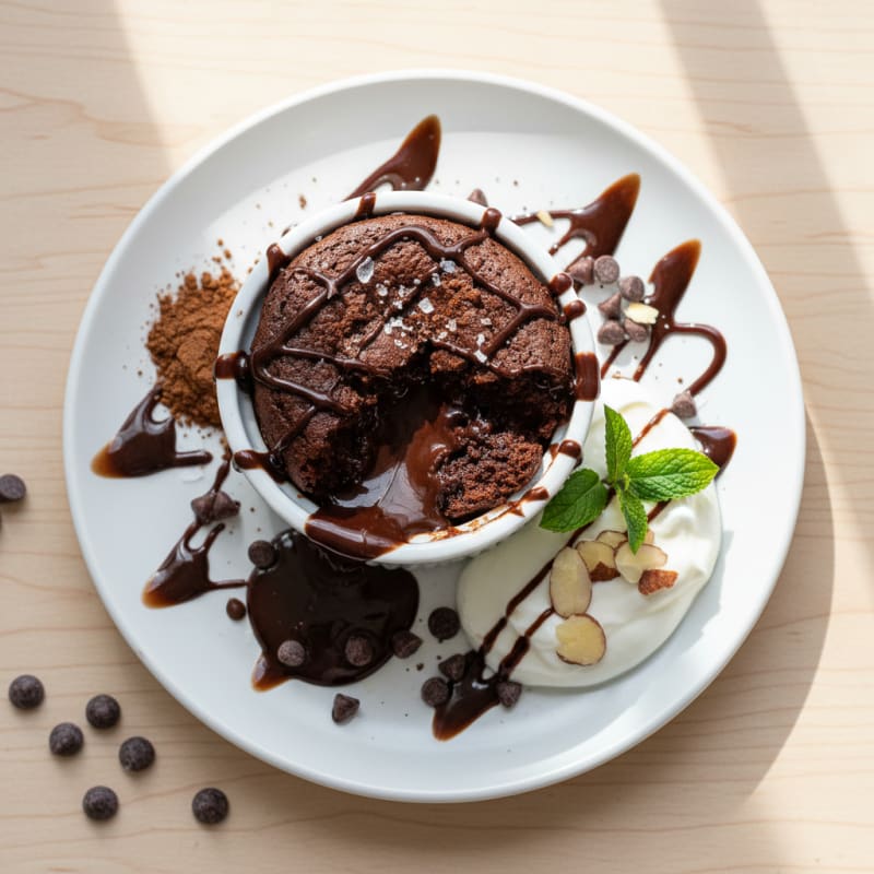 Decadent Chocolate Protein Mug Cake