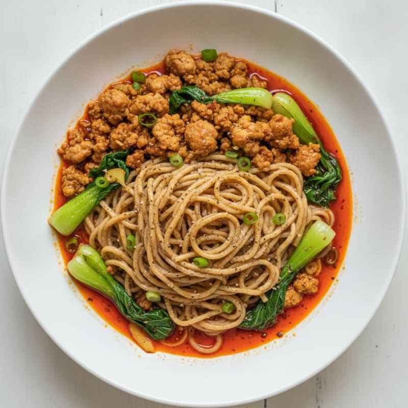 Sichuan Dan Dan Noodles with Chili Oil