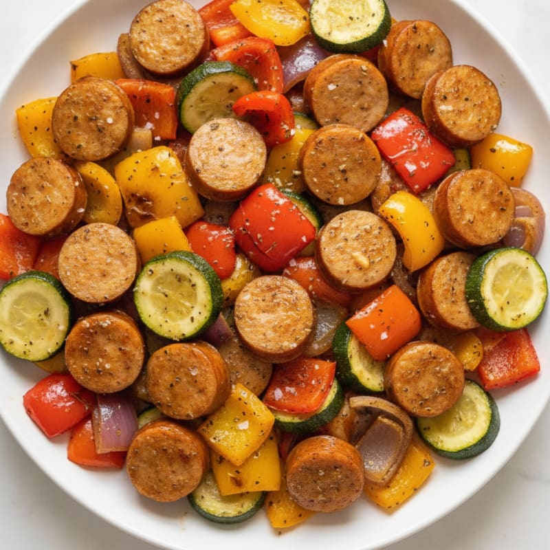 Sheet Pan Sausage and Veggies