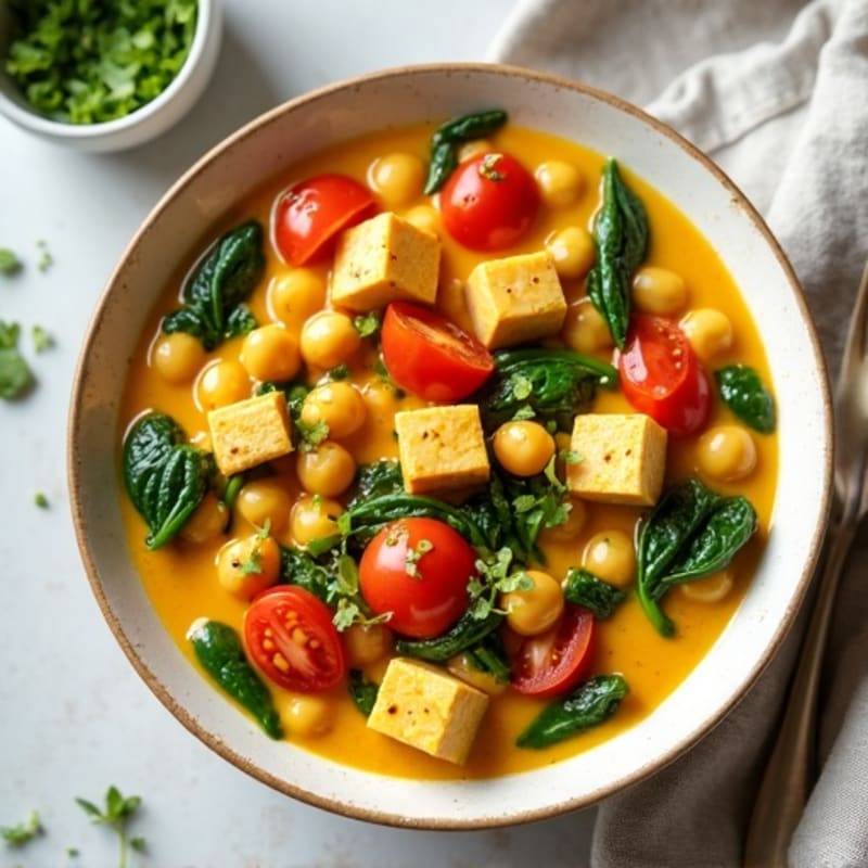 Creamy Coconut Curry Chickpea Stew