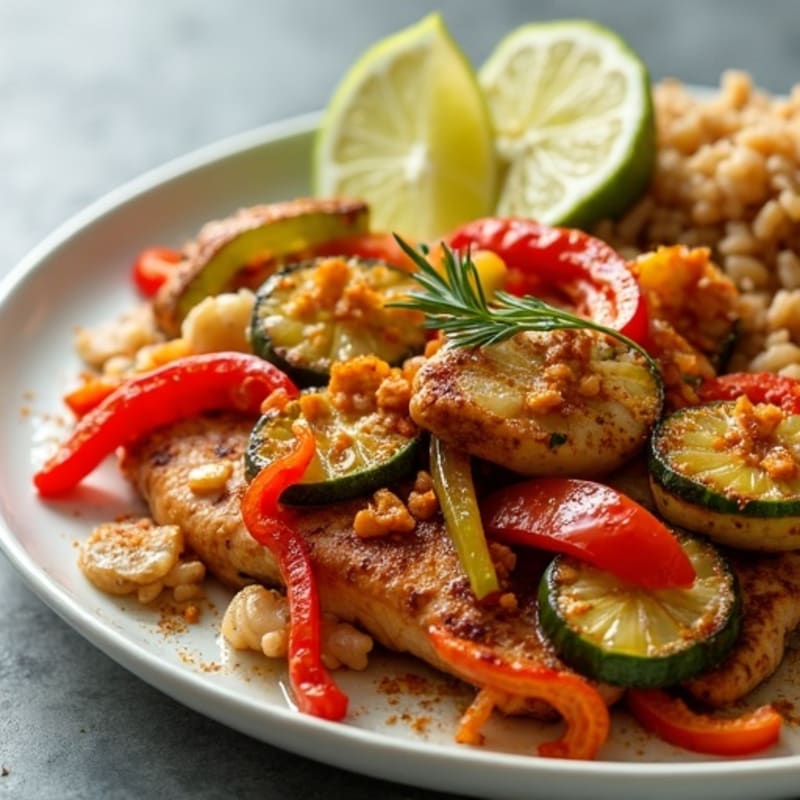 Sheet Pan Chili-Lime Chicken Fajitas