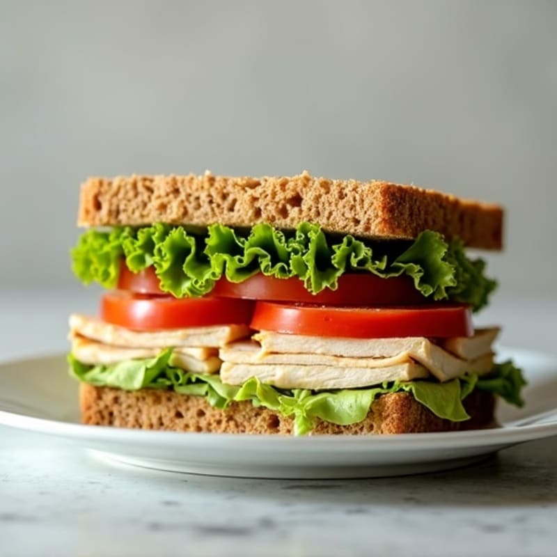 Stacked Turkey Club with Fresh Avocado Spread