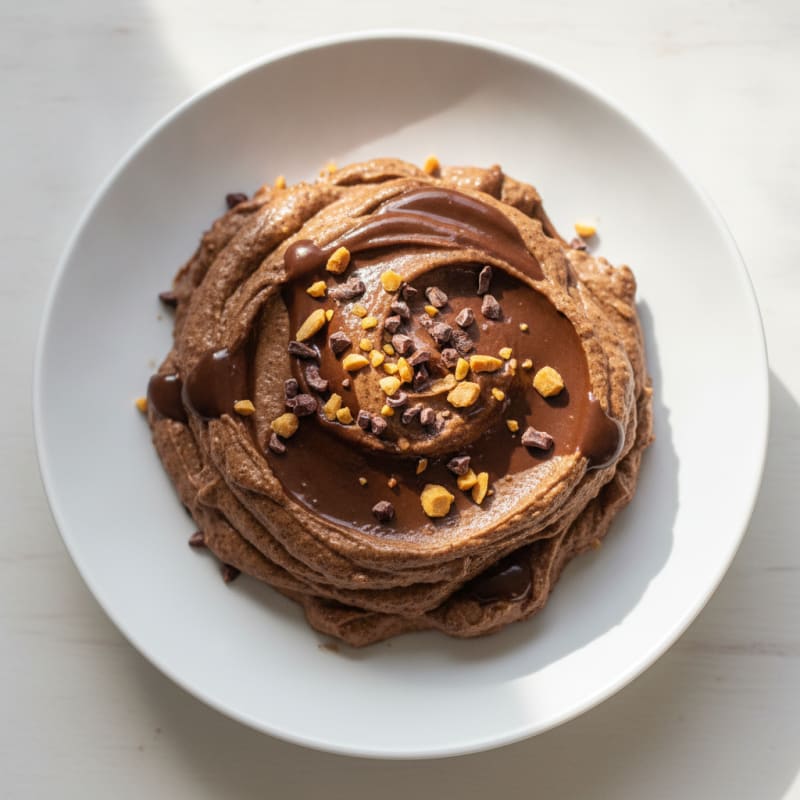 Creamy Vegan Protein Mousse with Cocoa and Pea Protein