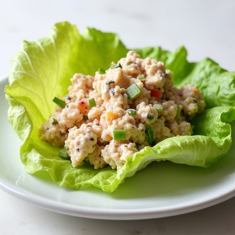 Tuna Salad Lettuce Wraps