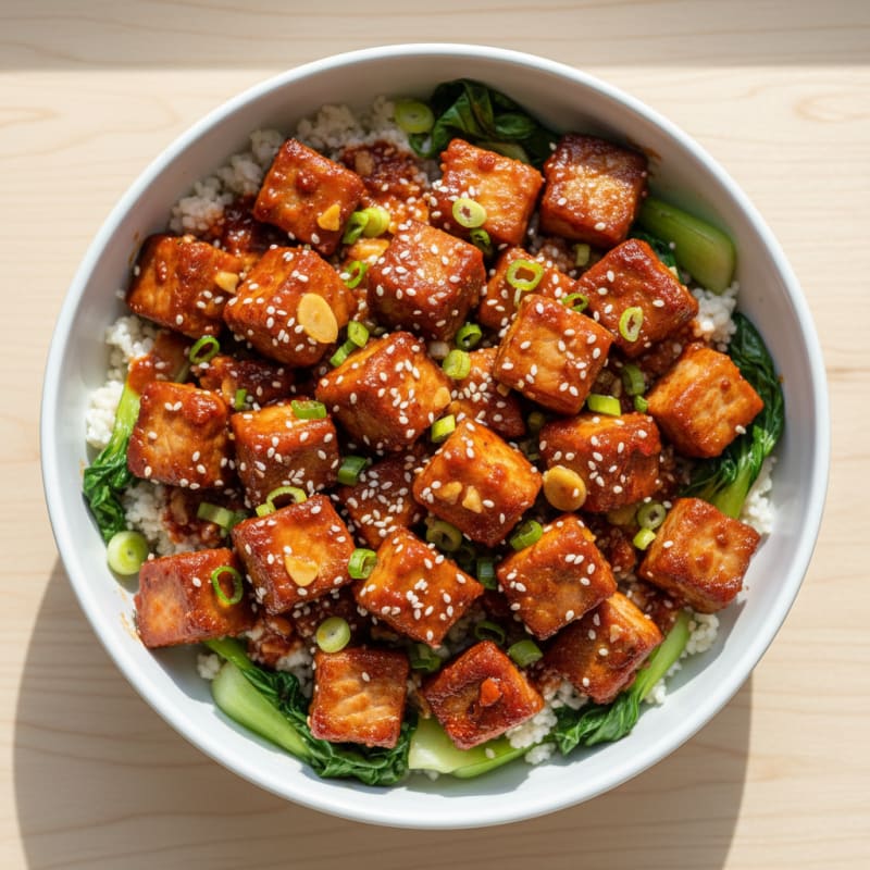 Spicy Gochujang Pork Belly Bowl