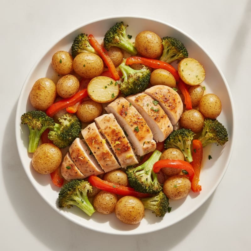Sheet Pan Lemon Herb Chicken