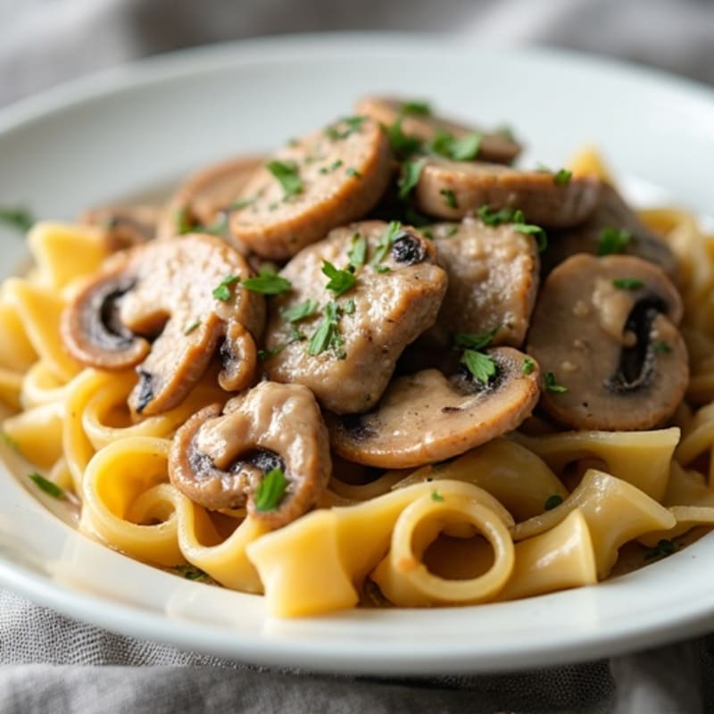 Wholesome Creamy Beef and Mushroom Stroganoff