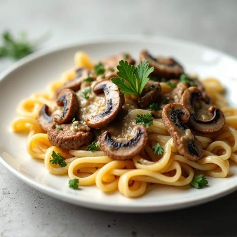 Lean Beef and Mushroom Stroganoff
