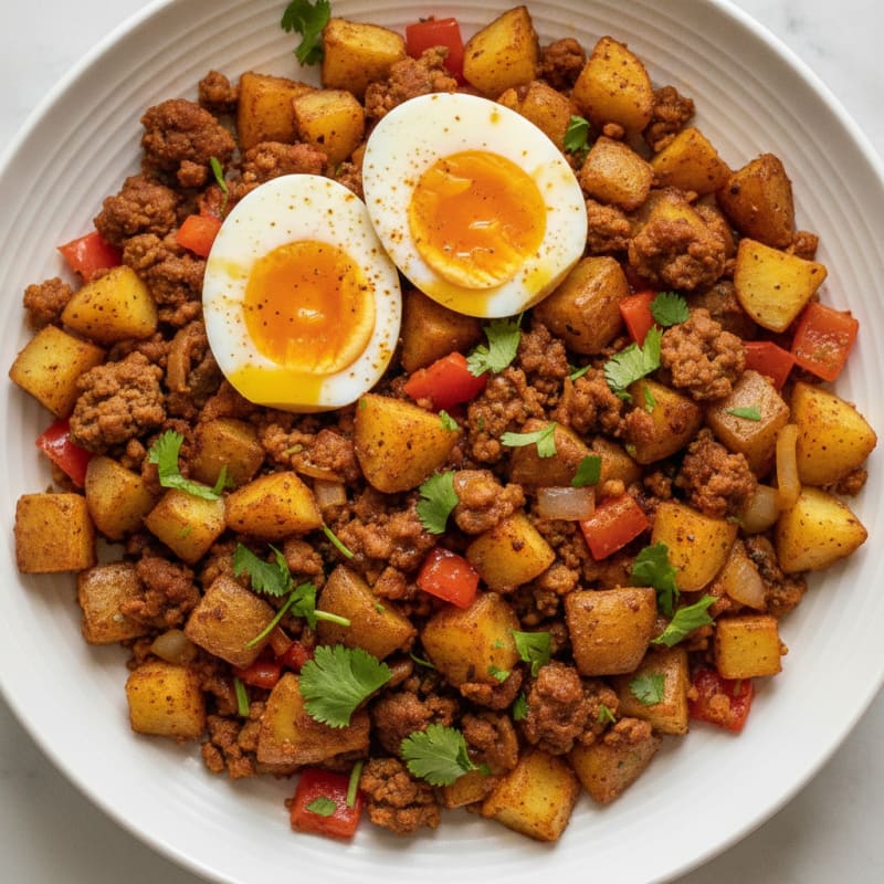 Spicy Chorizo and Potato Hash