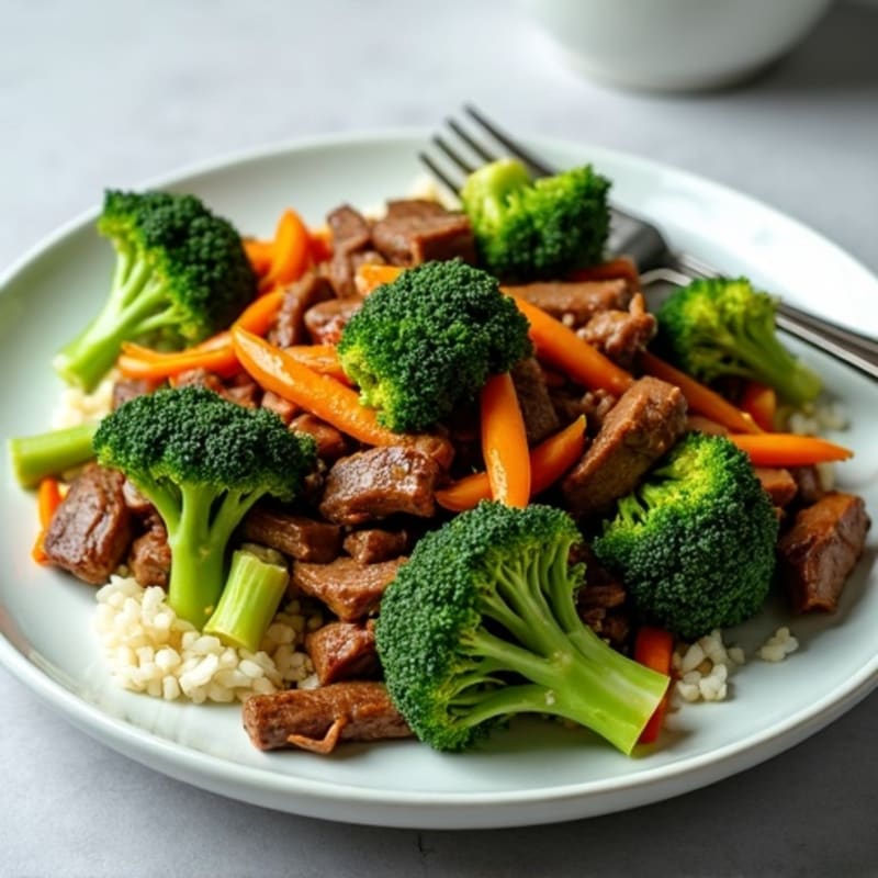 Ginger-Garlic Beef and Broccoli Stir-Fry