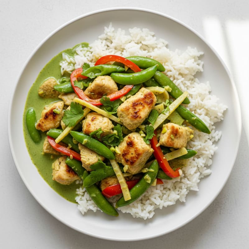 Creamy Thai Green Curry Chicken